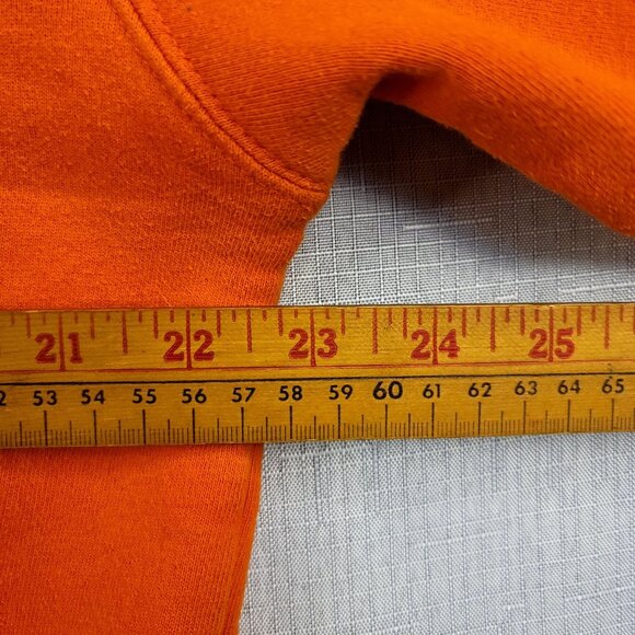 Syracuse University Orange Hood Sweatshirt Blue S Chest Logo Cuse Sleeve Medium - Picture 4 of 7